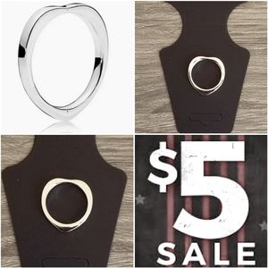 CLEARANCE! Stackable! Heart Band Ring Sizes 6